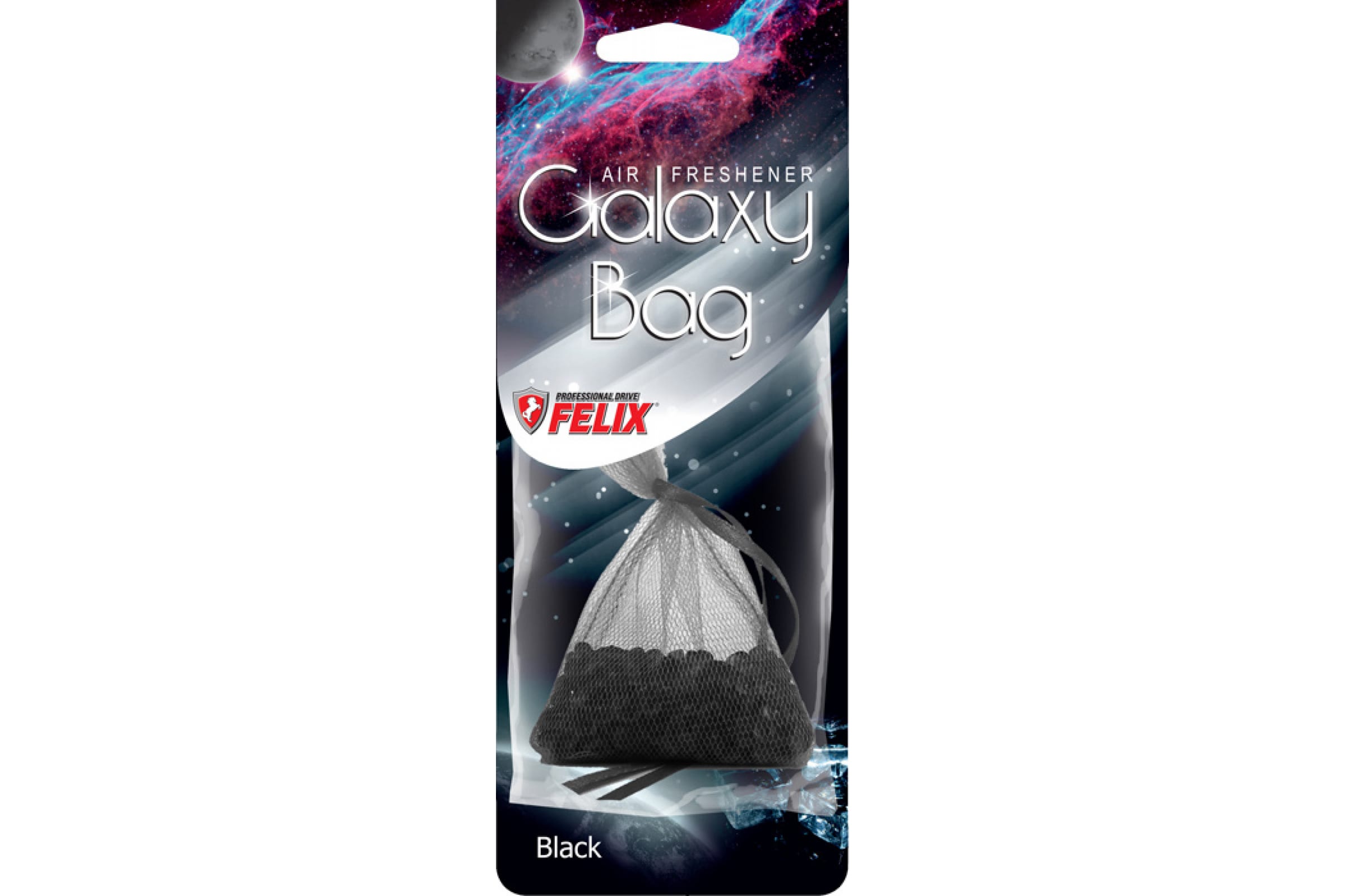 Ароматизатор FELIX Galaxy Bag / Черный лед (мешочек) /кор.20шт./ 411040138
