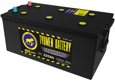 225 о.п. Tyumen Battery “STANDARD” 1500А (518*278*235) конус