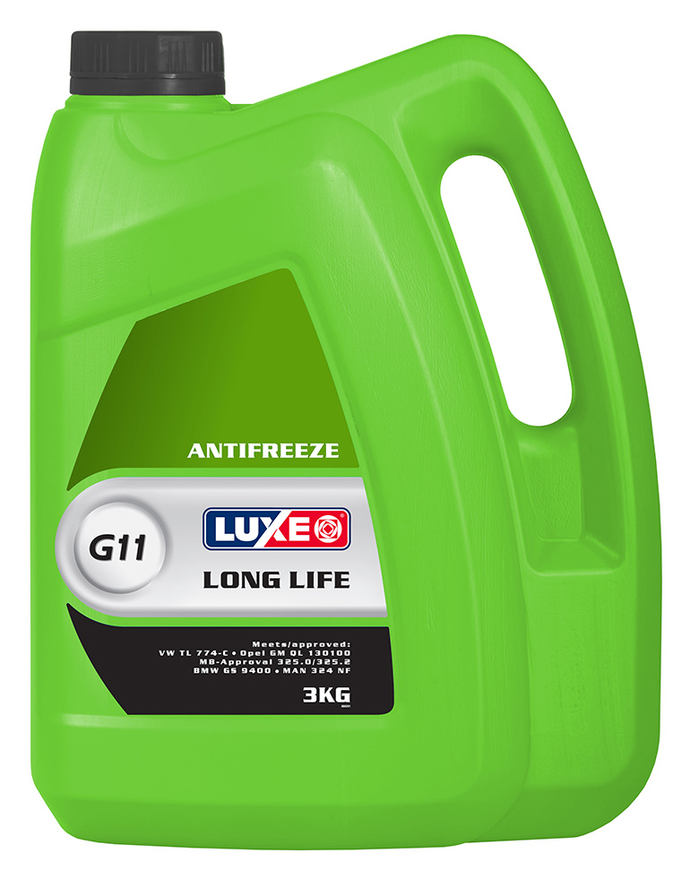 Антифриз (-40) зелёный G-11 LUXE GREEN LINE   3кг. /кор.6шт./