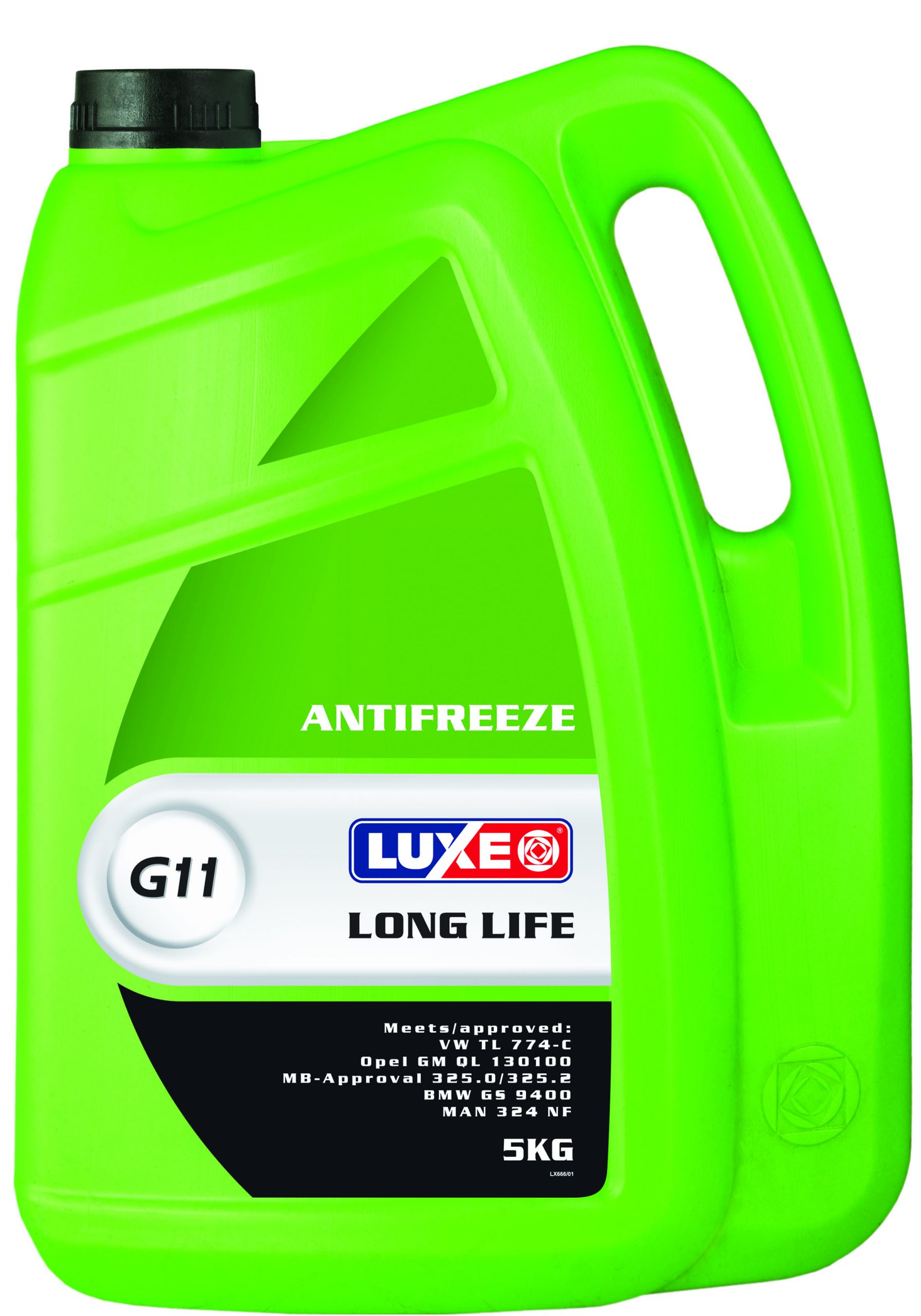 Антифриз (-40) зелёный G-11 LUXE GREEN LINE   5кг. /кор.4шт./