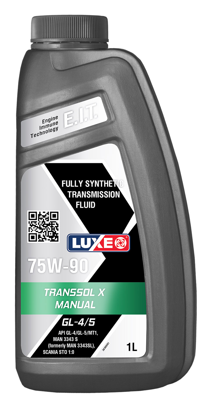 75/90 Transsol X Manual GL-4/5 LUXE   1л. синт. API GL4/5 Масло трансмиссионное /кор.12шт./