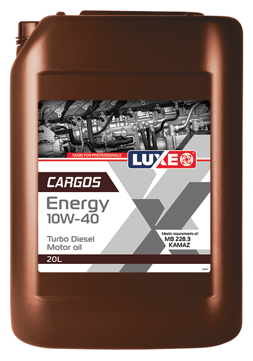 10/40 Cargos Energy Turbo Diesel LUXE  20л. п/синт. API CF-4/CF/SG Масло моторное