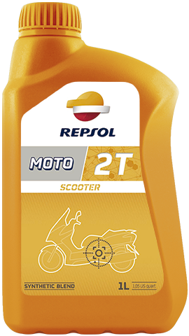 2T Moto Scooter REPSOL   1л. синт. API TC Масло моторное /кор.12шт./