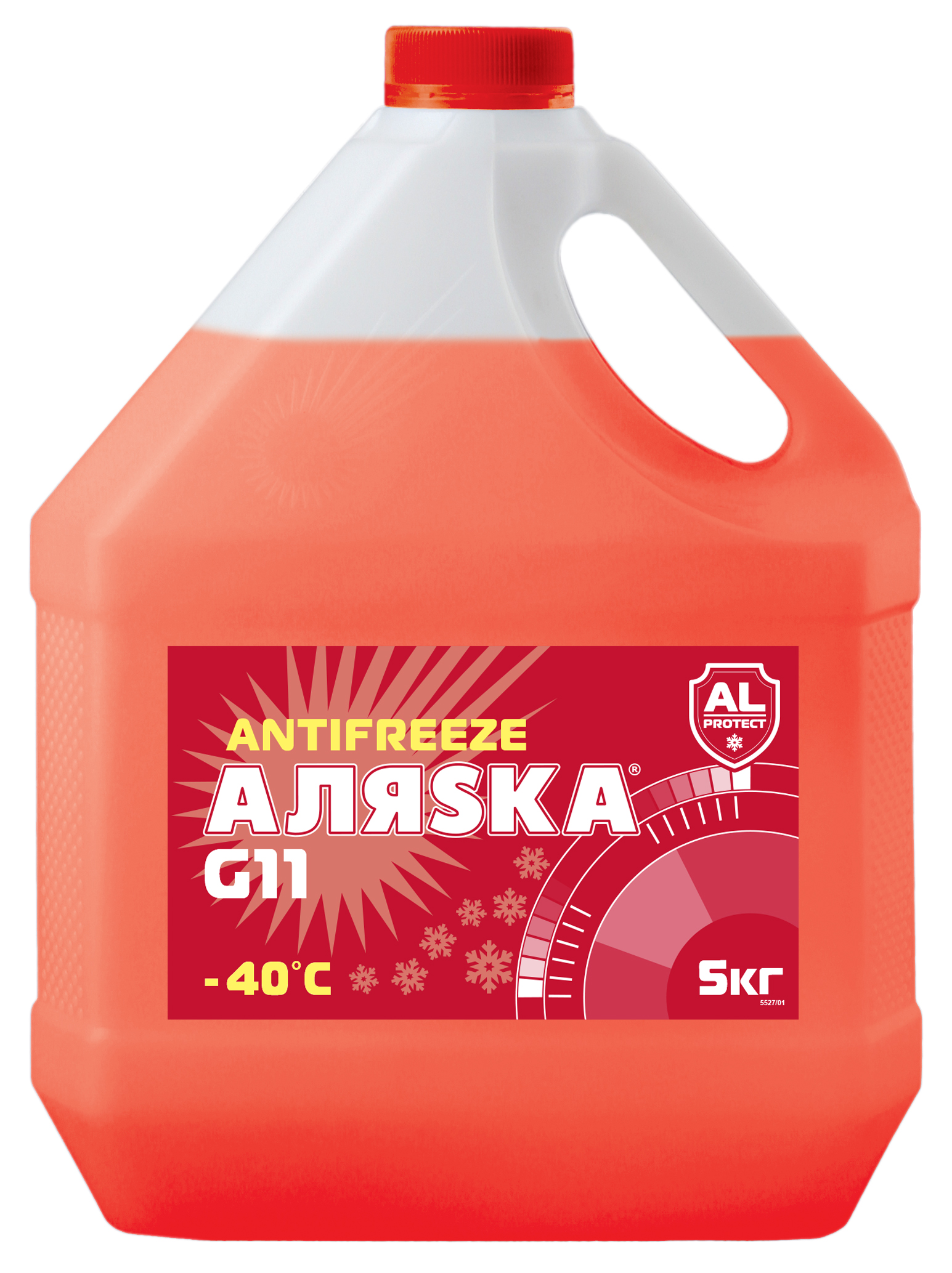 Антифриз (-40) красный G-11 Аляска   5кг. /кор.4шт./