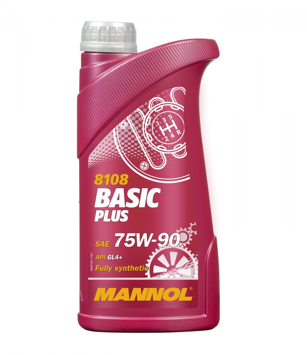 75/90 Basic Plus MANNOL   1л. синт. API GL-4+ Масло трансмиссионное для МКПП /кор.20шт./