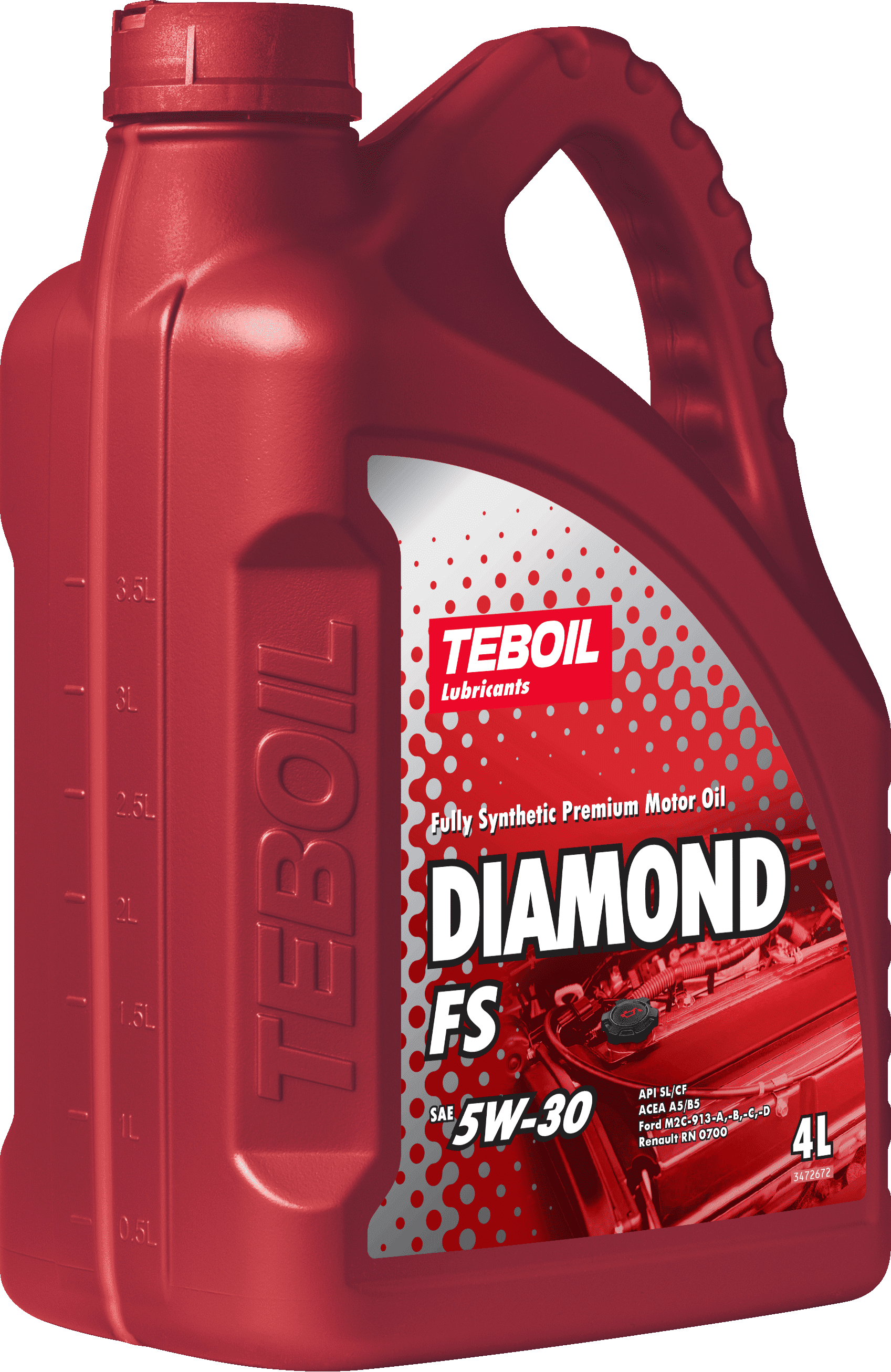 5/30 Diamond FS TEBOIL   4л. синт. API SL/CF Масло моторное /кор.3шт./