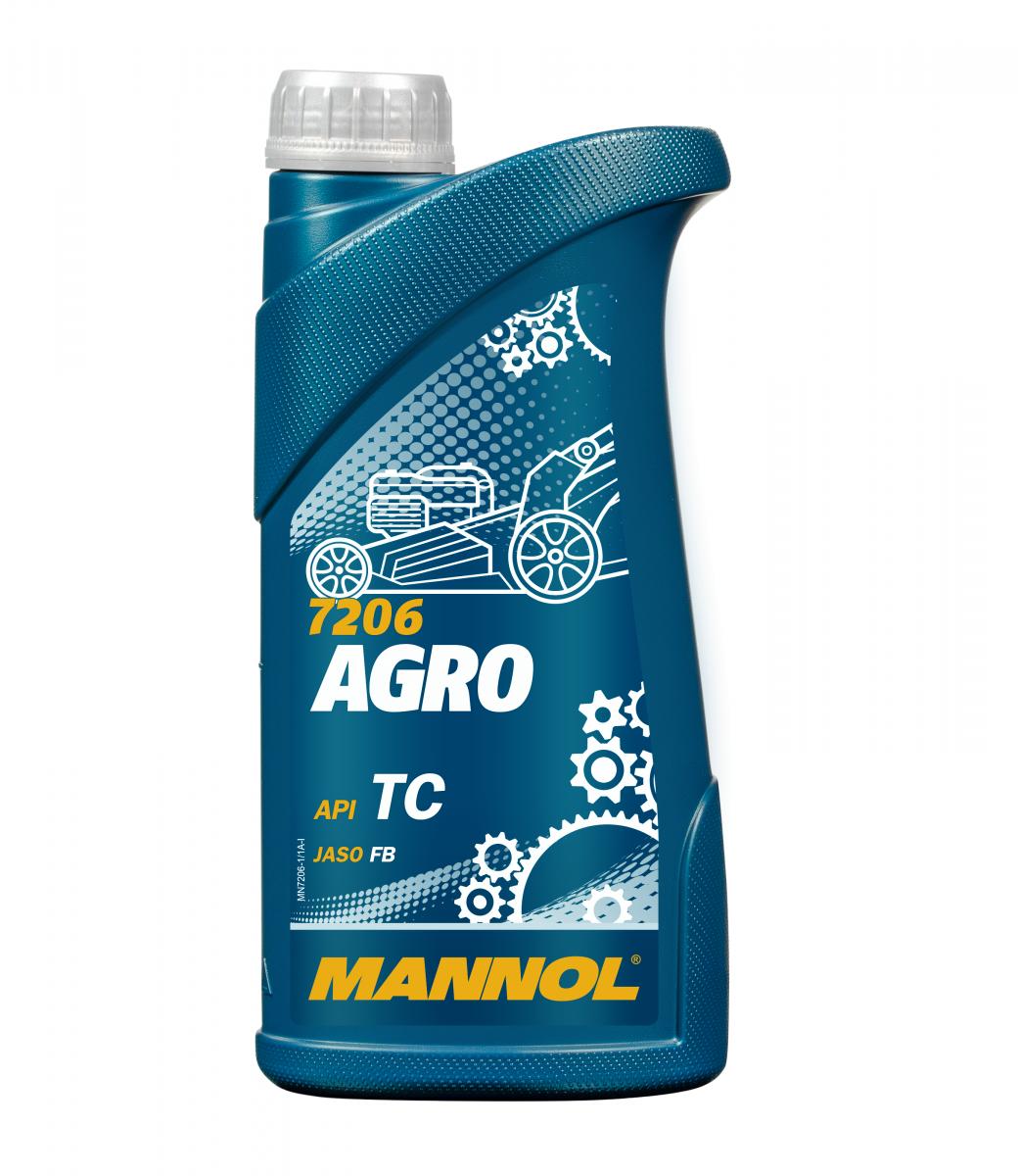 2T Agro MANNOL   1л. мин. API TC Масло моторное /кор.20шт./