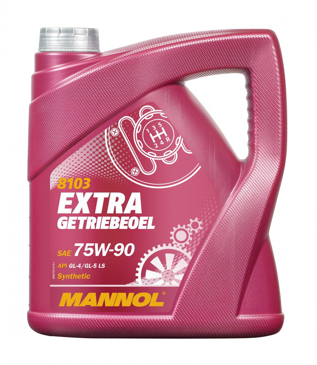 75/90 Extra Gear Oil/ Getriebeoel MANNOL   4л. синт. API GL 4/GL 5  Масло трансмиссионное /кор.4шт./