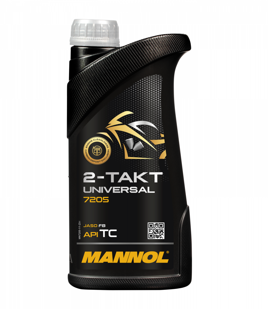 2T Universal MANNOL   1л. мин. API TC Масло моторное /кор.20шт./