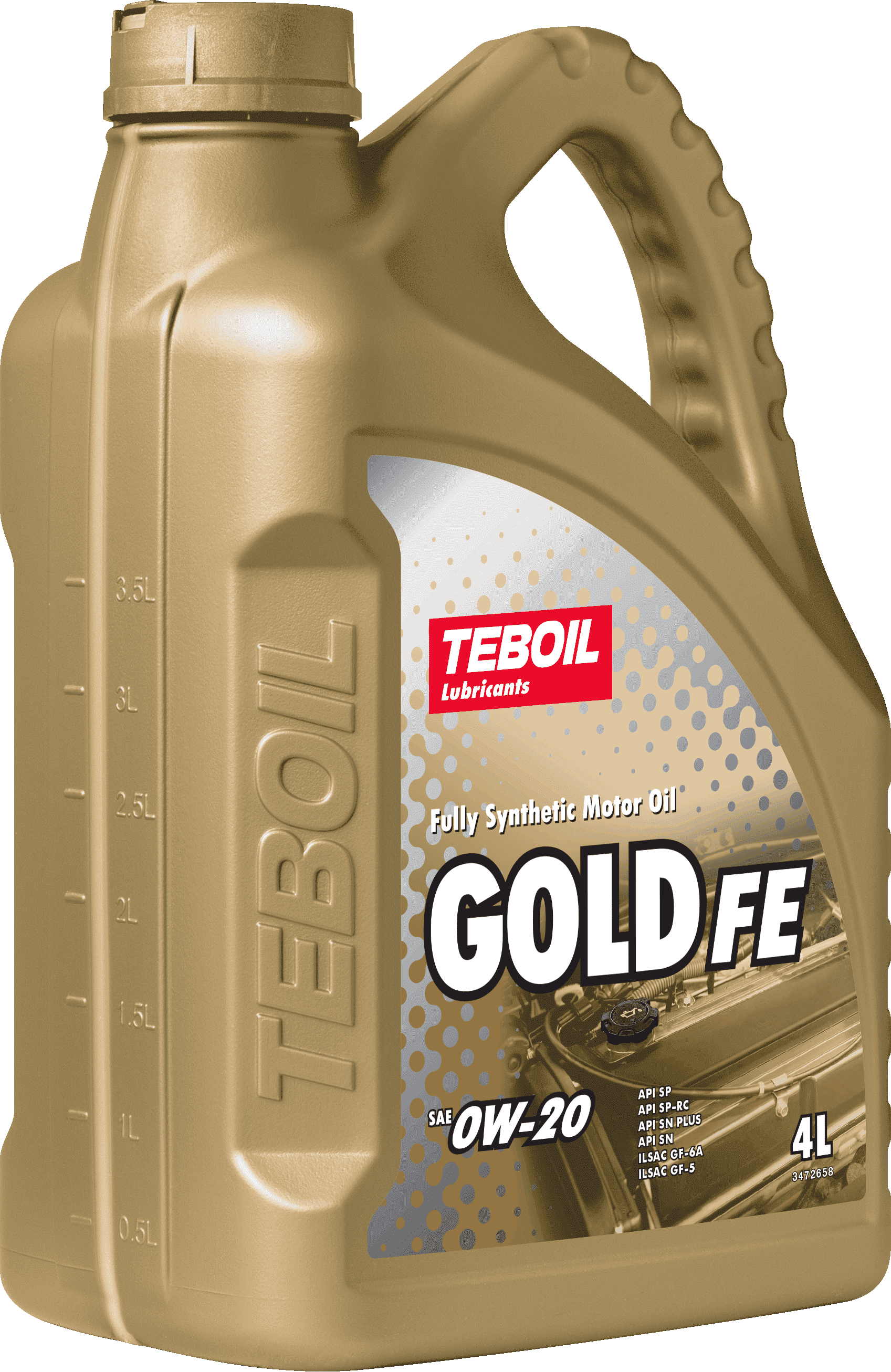 0/20 Gold FE TEBOIL   4л. синт. API SP/SP-RC/SN Plus/SN Масло моторное /кор.4шт./