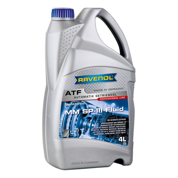 ATF MM SP-III Fluid RAVENOL   4л. синт. Масло трансмиссионное /кор.4шт./ 1212103-004