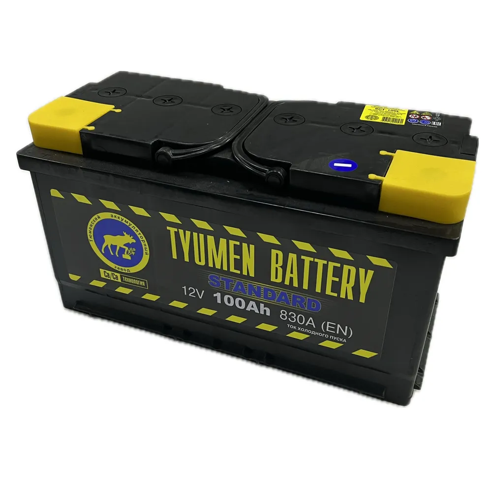 100 п.п. Тyumen Battery “STANDARD” 830А  (352*175*192)