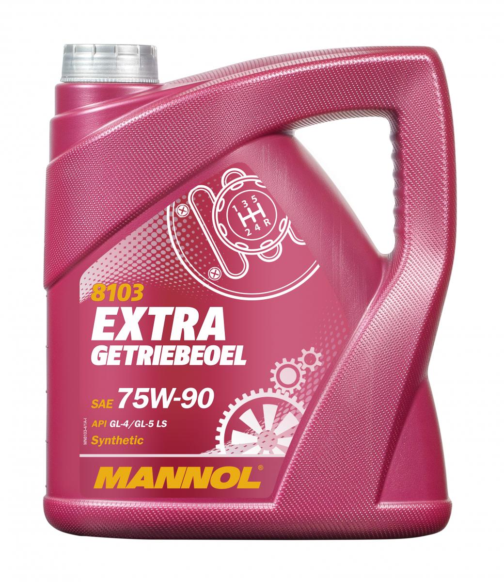 75/90 Extra Gear Oil/ Getriebeoel MANNOL   4л. синт. API GL 4/GL 5 LS Масло трансмиссионн/кор.4шт./